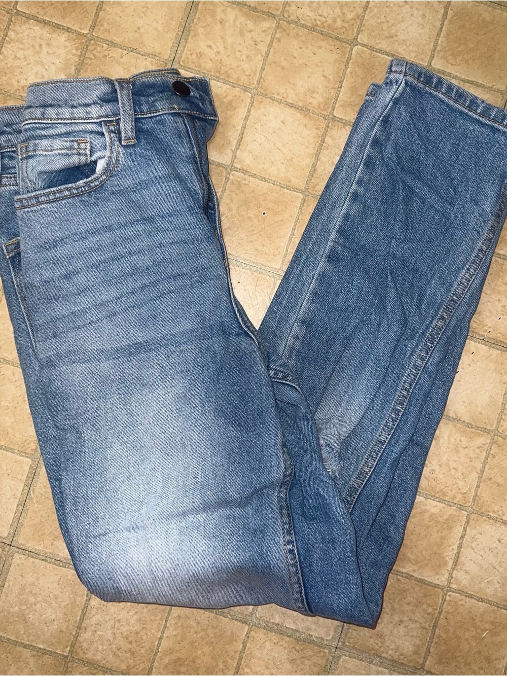 Classic Blue Mom Denim Jeans